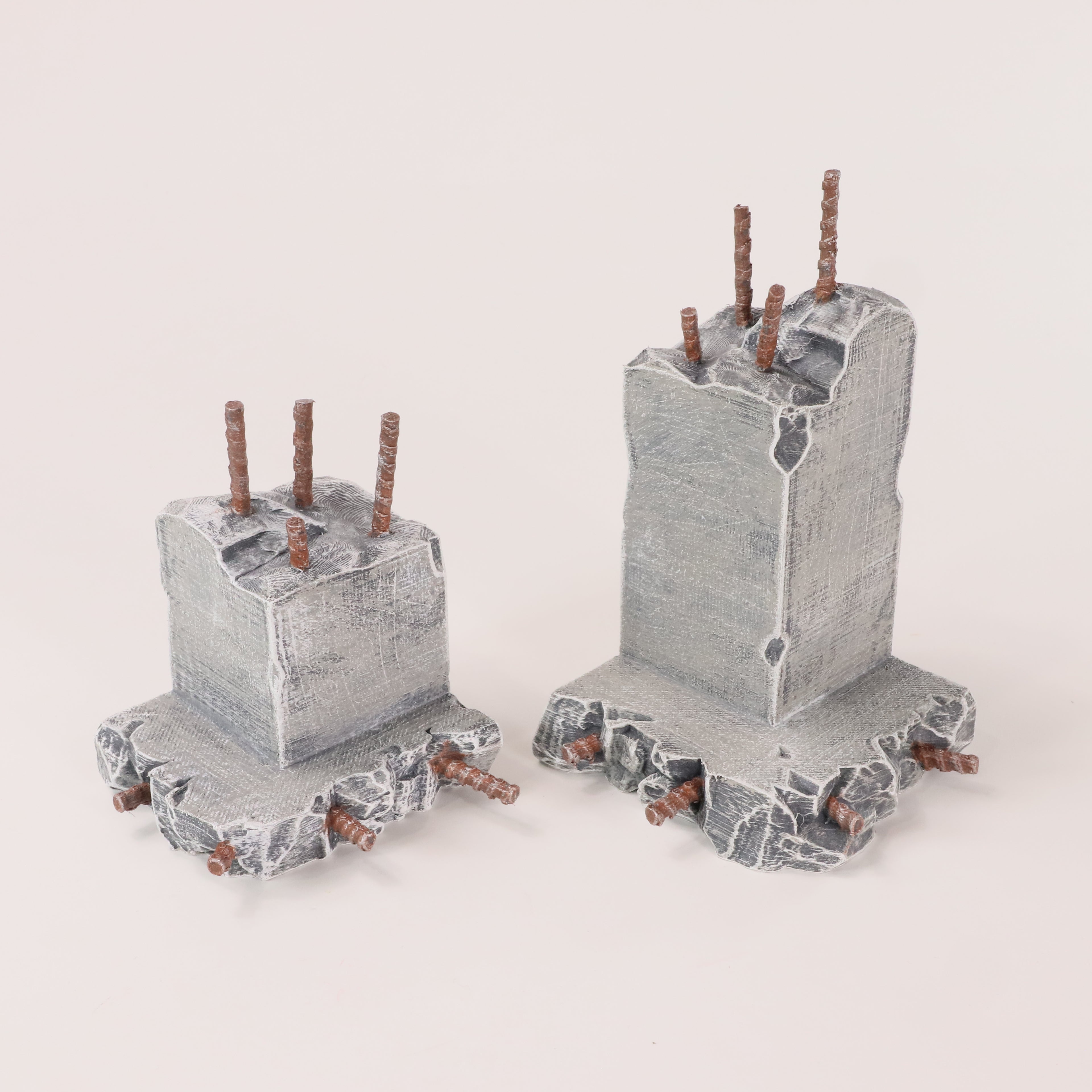 Rubble Pack - Cement Columns