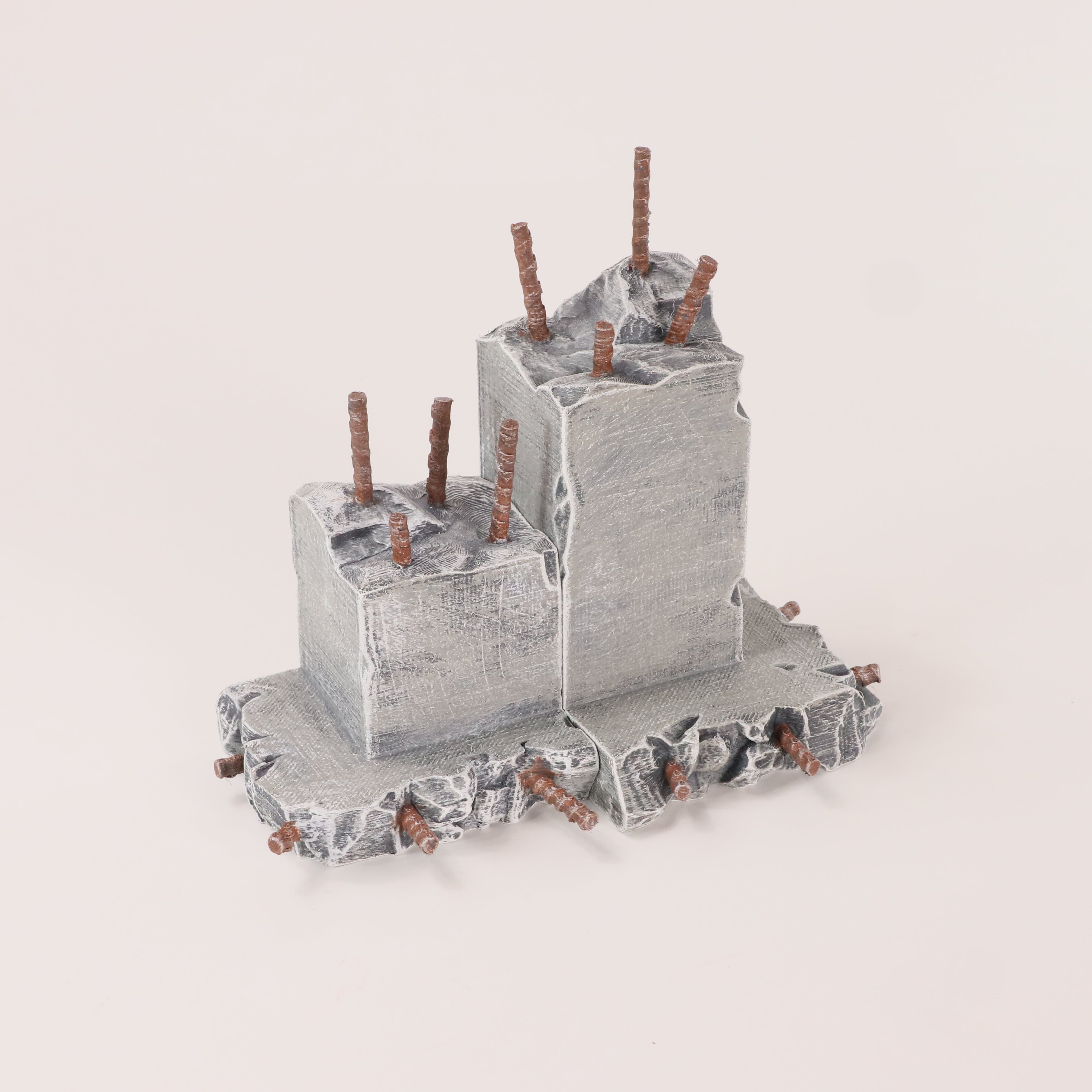 Rubble Pack - Cement Columns